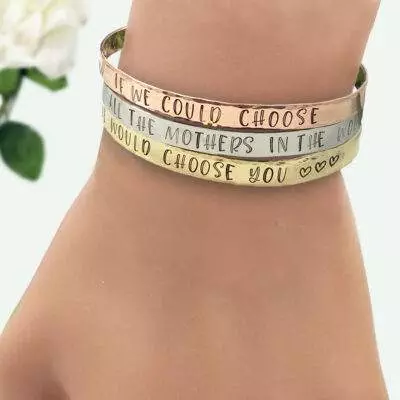 Cuff Bracelets Personalized Words
