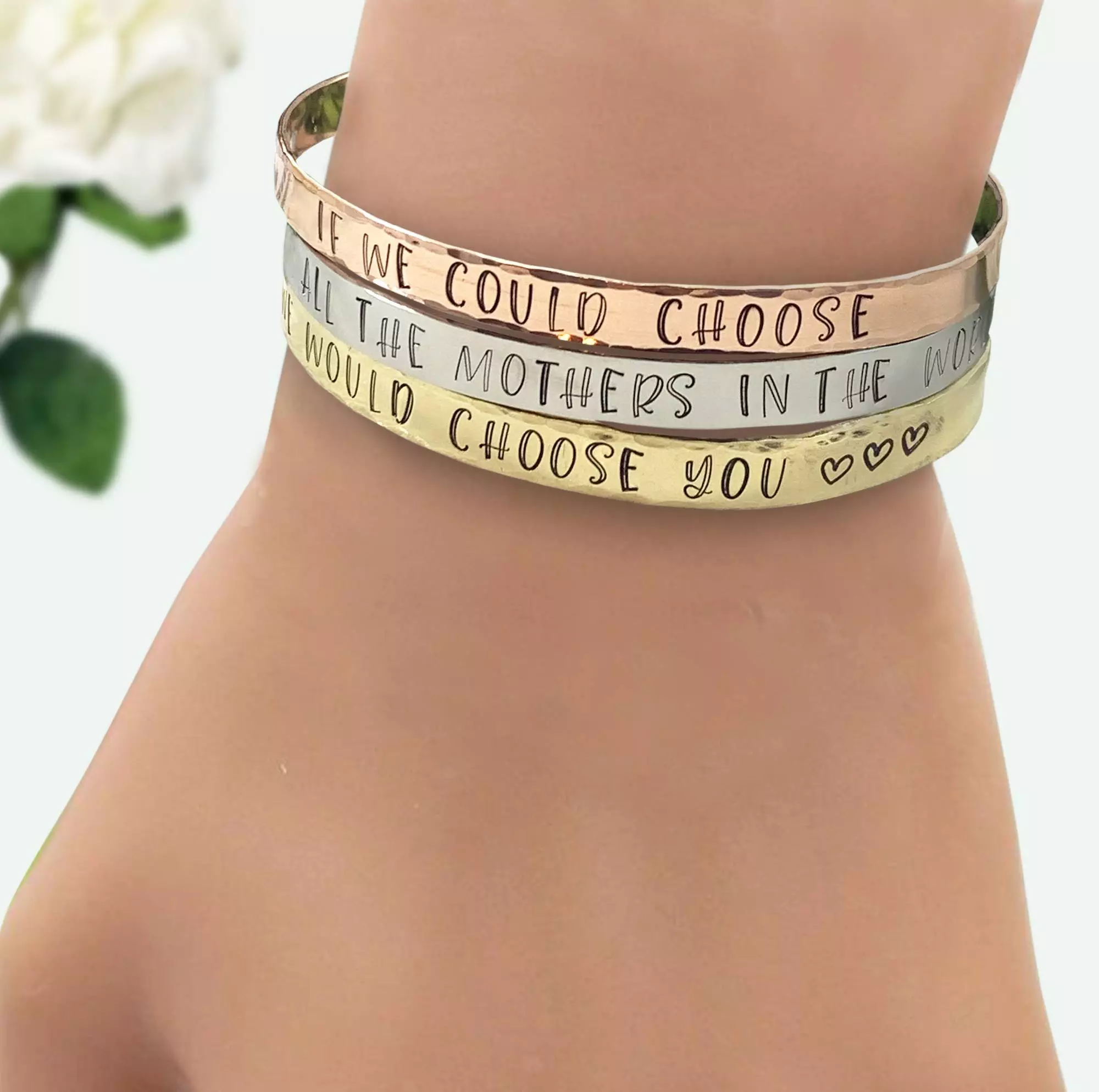 Cuff Bracelet Personalized Words