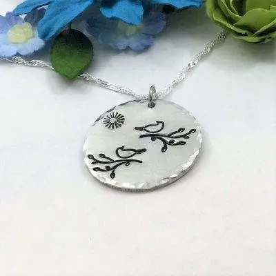 Bird On Branch Necklace