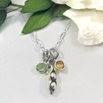 Peas In A Pod Best Friend Necklace