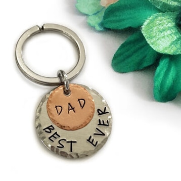 Best Dad Ever Keychain