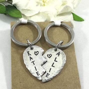 Best Friends Keychain Set