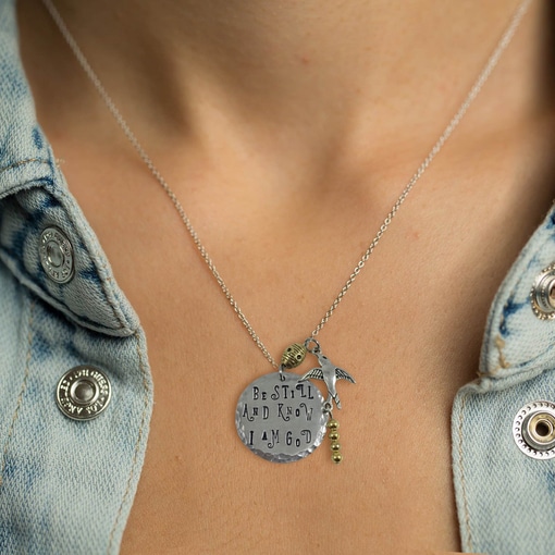 Know I Am God Charm Necklace