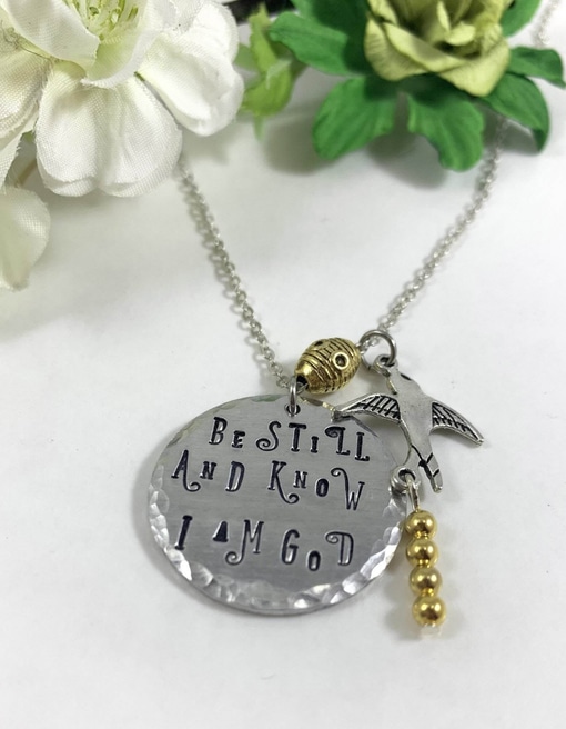 Know I Am God Charm Necklace