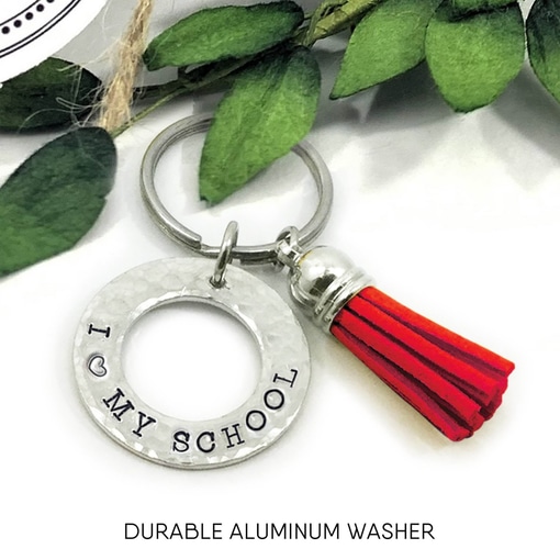 Personalized Keychain With Color Tassel