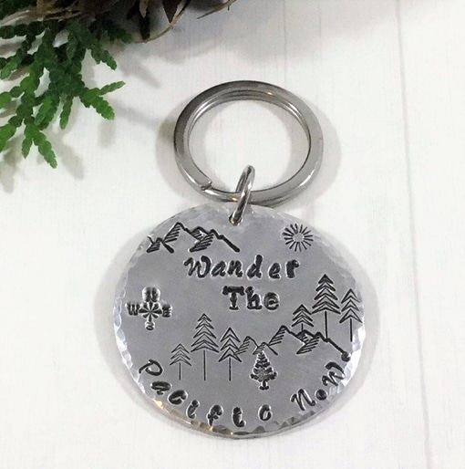 Wander the Pacific NW Keychain