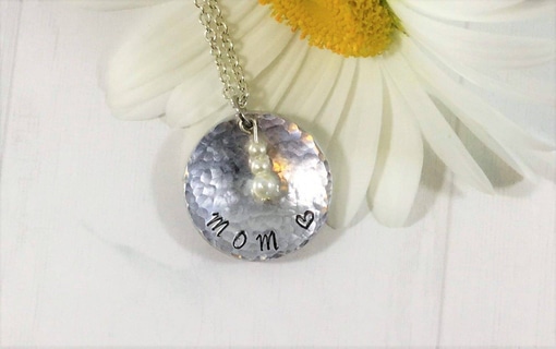 Mom or Grandma colorful bead accent necklace