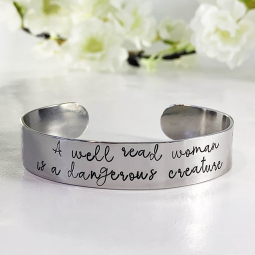 Wide Cuff Personalized Bracelet