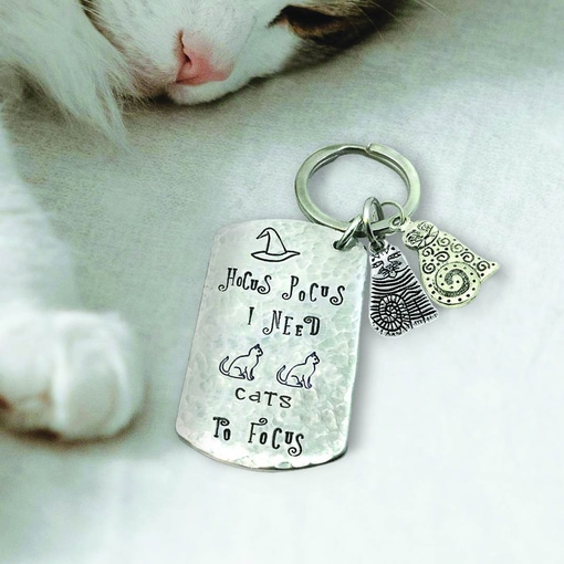 Hocus Pocus Need Focus Keyring