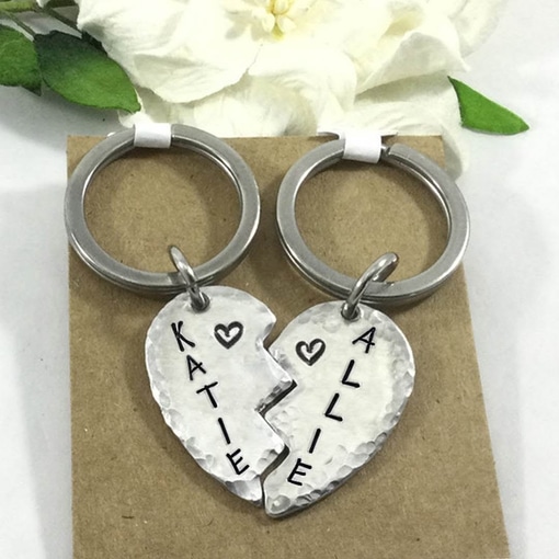 Best Friends Keychain Set