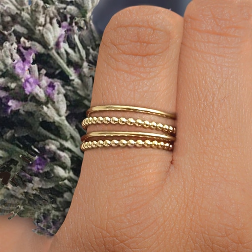 Stacking Boho And Midi Ring