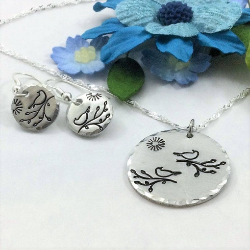 Bird On Branch Earrings