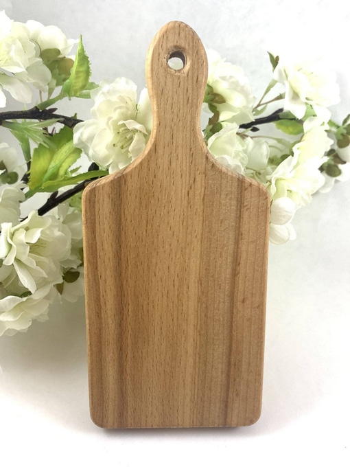 Mini Serving Board With Hand-Stamped Spreader Knife