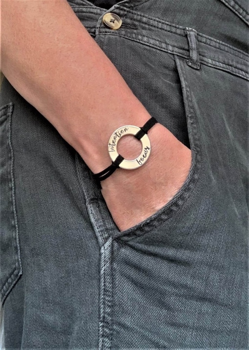 Choose Your Word Washer Bracelet stainless