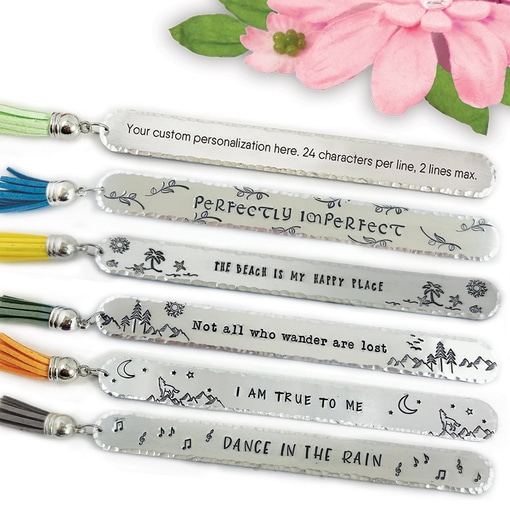 Inspire Personalized Tassel Bookmark