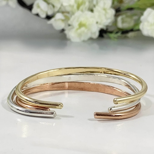Personalized Round Cuff Bracelet