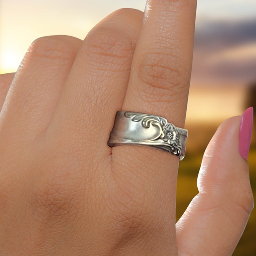 Vintage Flatware Spoon Ring