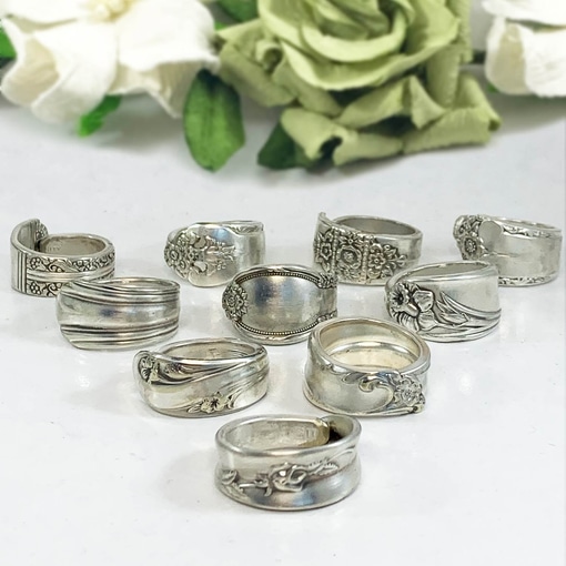 Vintage Flatware Spoon Ring