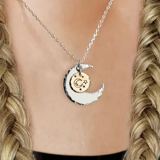 Mystic Moon And Stars Necklace