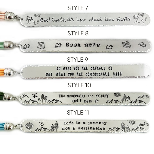 Inspire Personalized Tassel Bookmark