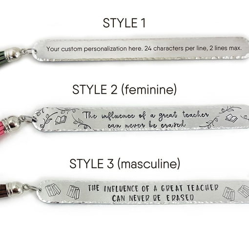 Awesome Teacher Coach Tassel Bookmark